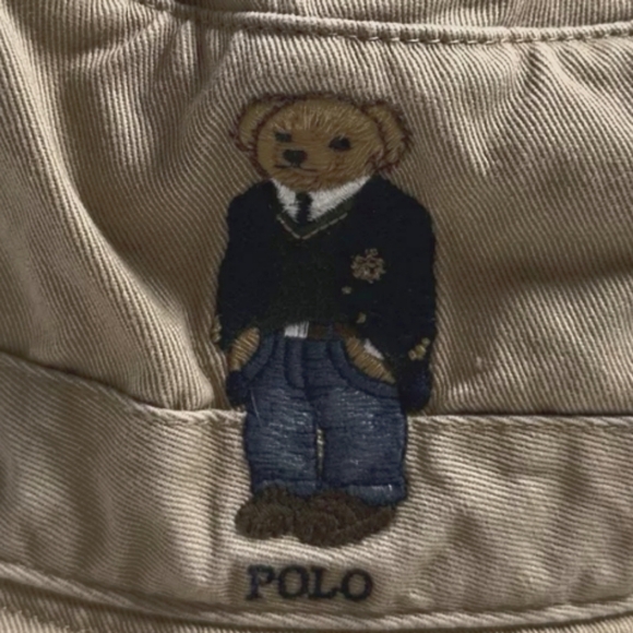 Men's Ralph Lauren Polo Bucket Hat with Bear Embroidery - Picture 3 of 10